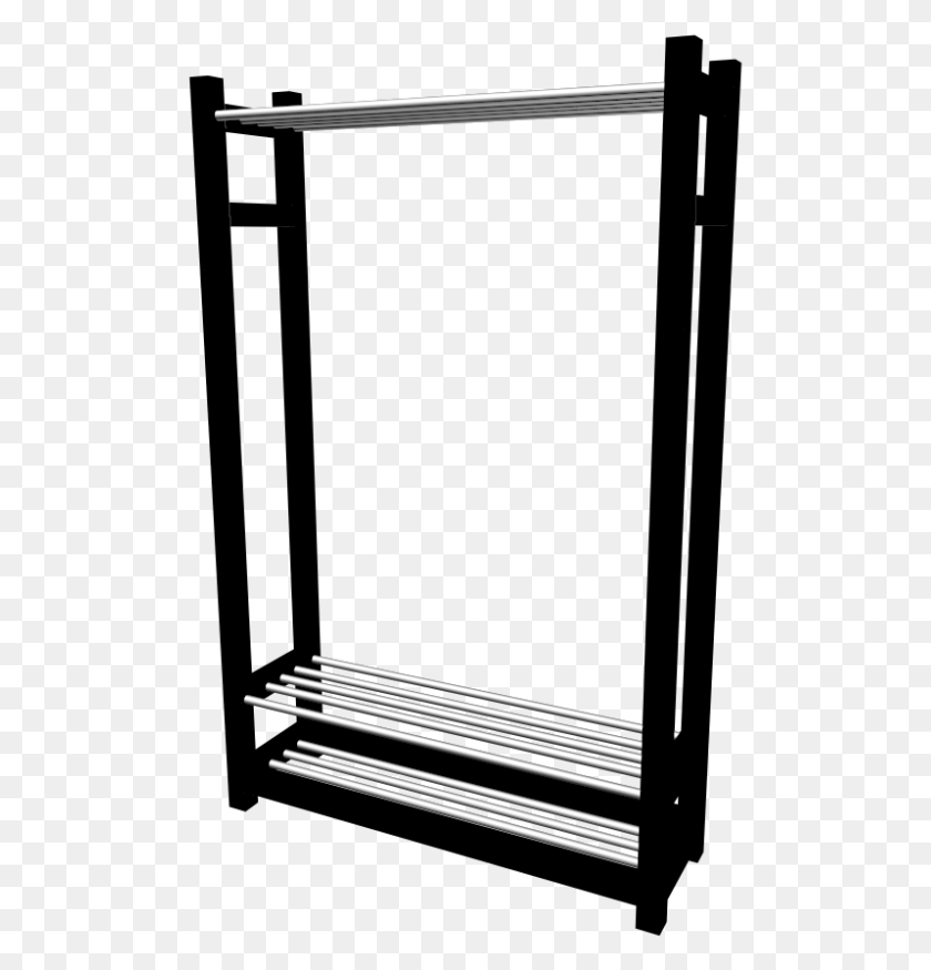 501x815 Tjusig Clothesshoe Rack By Ikea Tool, Furniture, Bench, Chair HD PNG Download