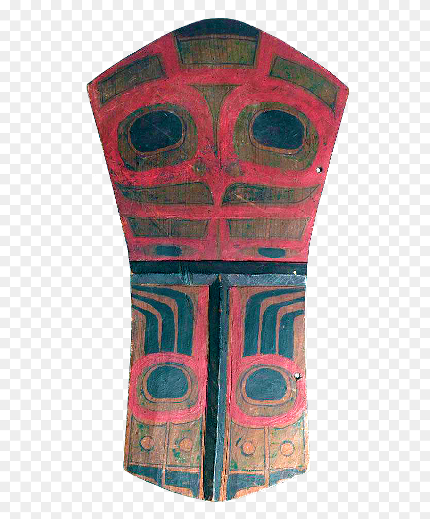 527x953 Descargar Png Tlingit Shaman Headdress 1880 Belt, Arquitectura, Edificio, Emblema Hd Png