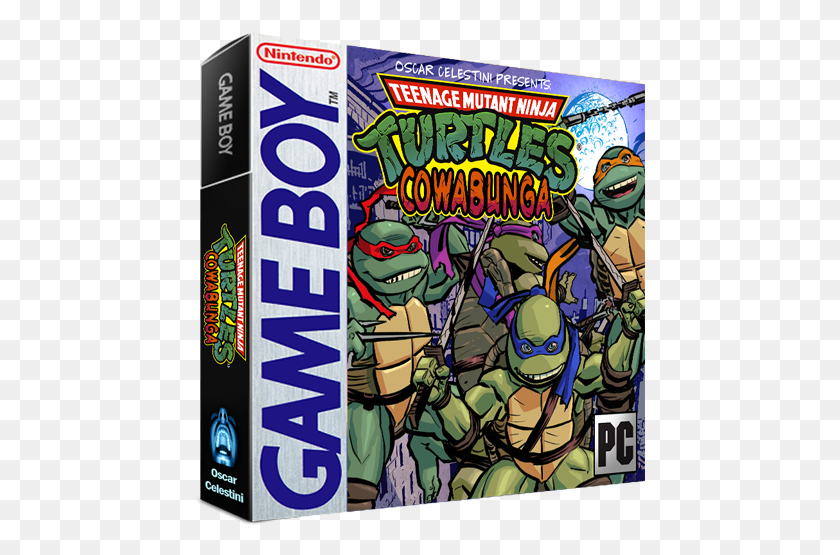 450x495 Tmnt Cowabunga - Бесплатная Фан-Игра, Созданная Мной I Megaman Iv Game Boy, На Открытом Воздухе, Природа, Человек Hd Png Скачать