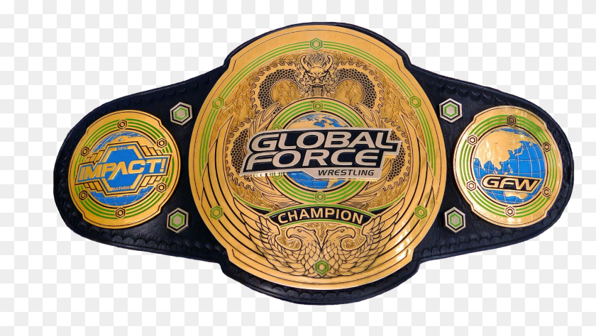 1757x934 Tna Champion Gfw Wrestling, Buckle, Label, Text HD PNG Download
