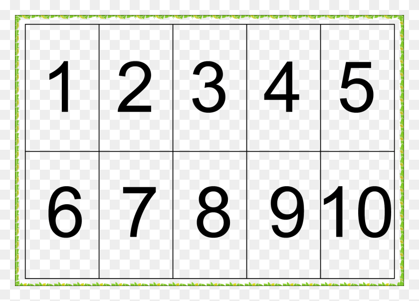 1511x1053 To 10 Numbers Free Picture Number 1 To, Symbol, Text HD PNG Download