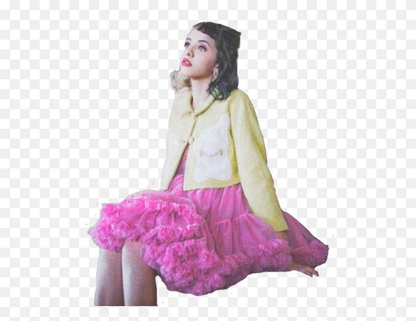 506x588 To Be Her Friend Because She39s Famous Melanie Martinez Transparent Gif, Clothing, Dress, Person HD PNG Download