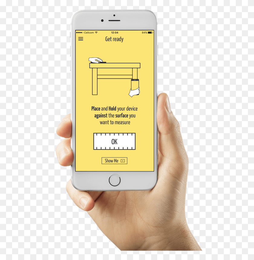 499x799 To Make Sure Your Furniture Fits Through Your New Doorway Size Up A Smart Tape Measure, Mobile Phone, Phone, Electronics HD PNG Download
