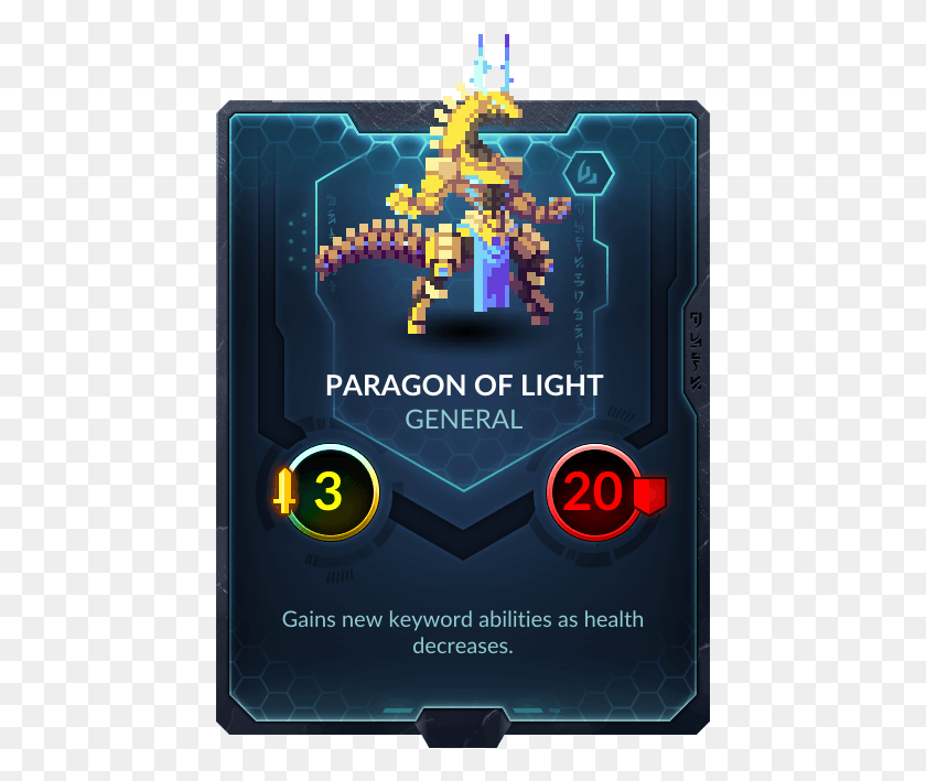 449x649 To Stand Before The Paragon Is To Face Absolute Retribution Mirrorim Duelyst, Pac Man HD PNG Download