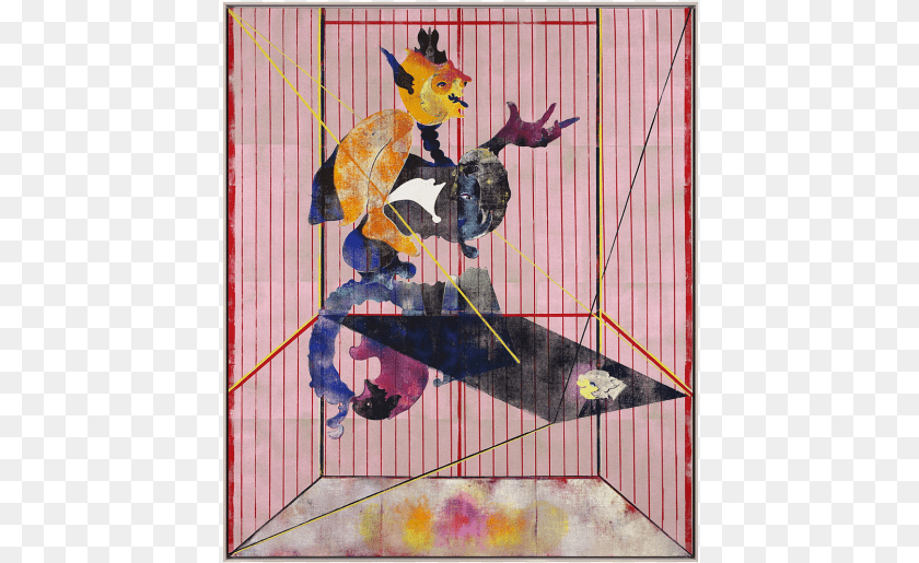 To Swing A Cat39 Cfa Berlin Illustration, Art, Modern Art, Painting, Collage Sticker PNG