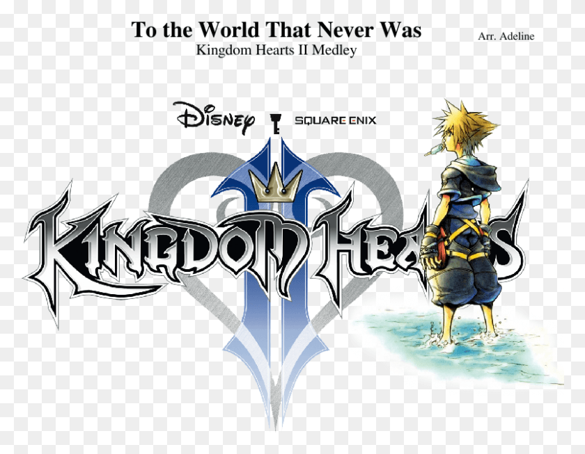 803x611 To The World That Never Was Kingdom Hearts Ii Medley Kingdom Hearts 2, Person, Human, Final Fantasy HD PNG Download