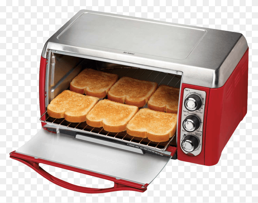 1383x1066 Toaster Microwave Oven Image Hamilton Beach, Bread, Food, Appliance HD PNG Download