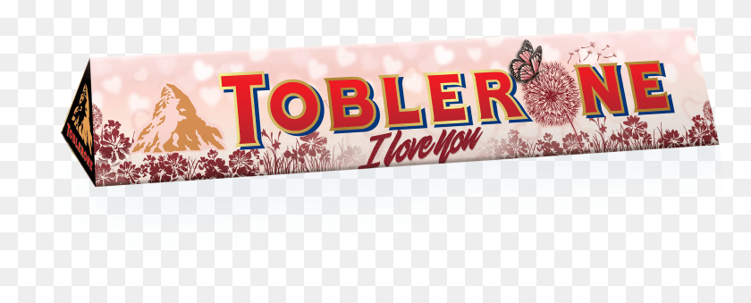 2136x766 Toblerone Dark Chocolate Sleeve Designed By Juan Camilo Toblerone Valentines Design, Word, Text, Meal HD PNG Download