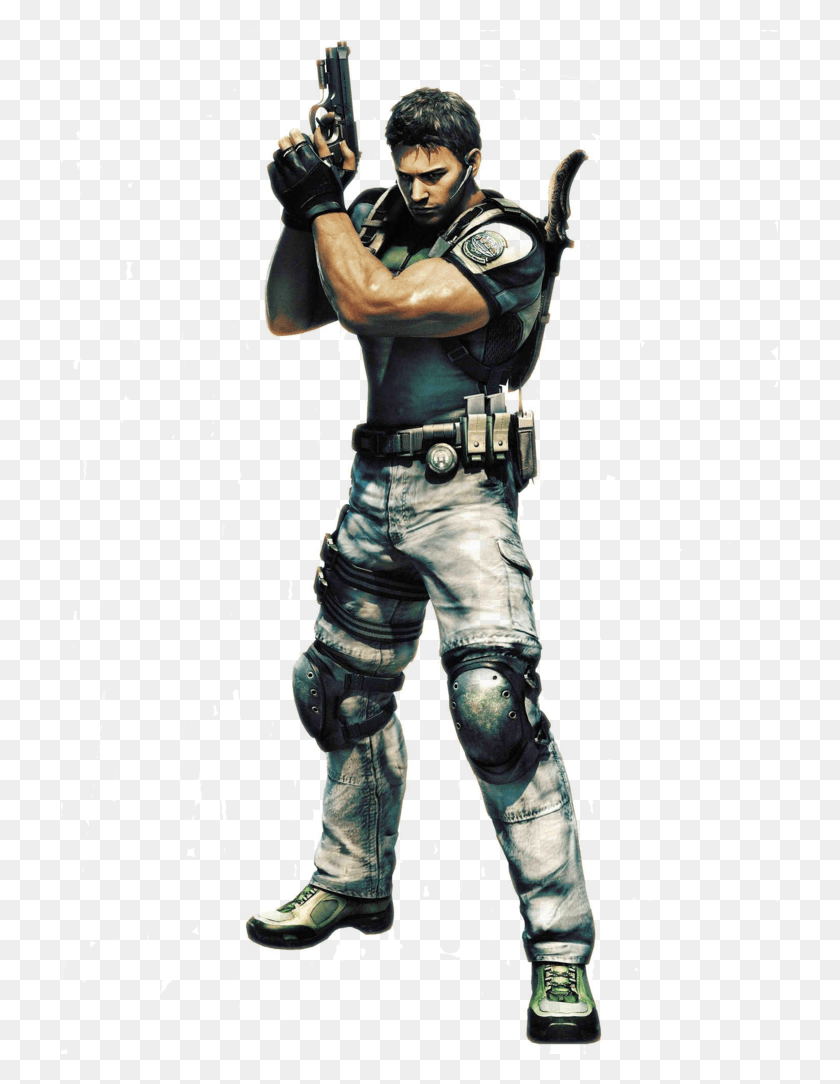 717x1024 Today We39ll Take One More Trek Into The Couples39 Crypt Chris Redfield Resident Evil, Person, Human, Shoe HD PNG Download