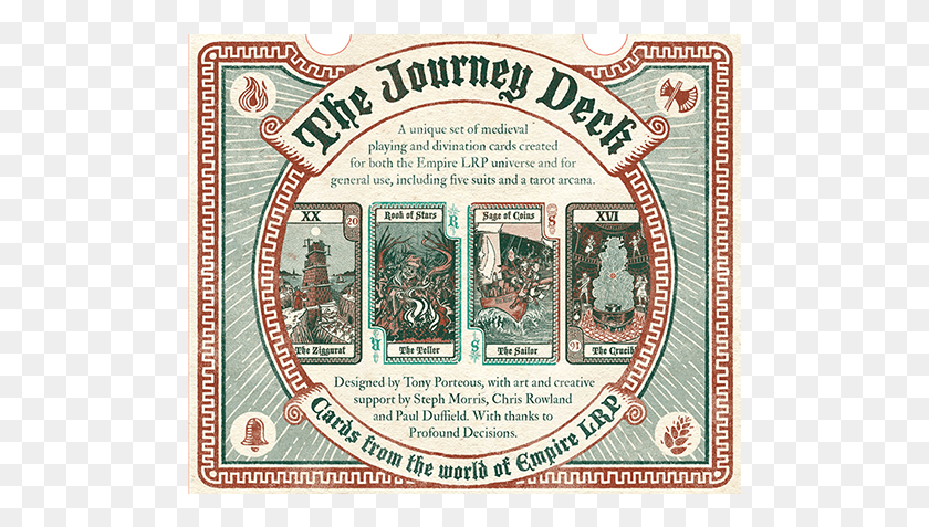 501x417 Today When You Order The Journey Deck Playing Card, Text, Label, Postage Stamp Descargar Hd Png