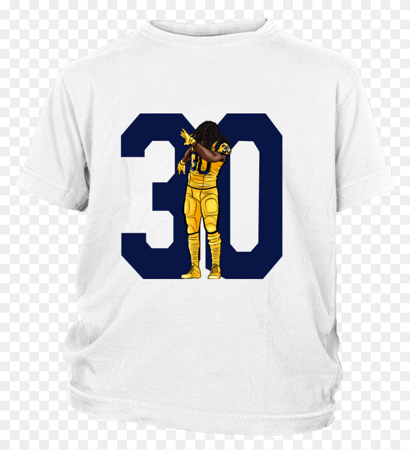 906x1001 Todd Gurley Dab On Em Active Shirt, Clothing, Apparel, Person HD PNG Download