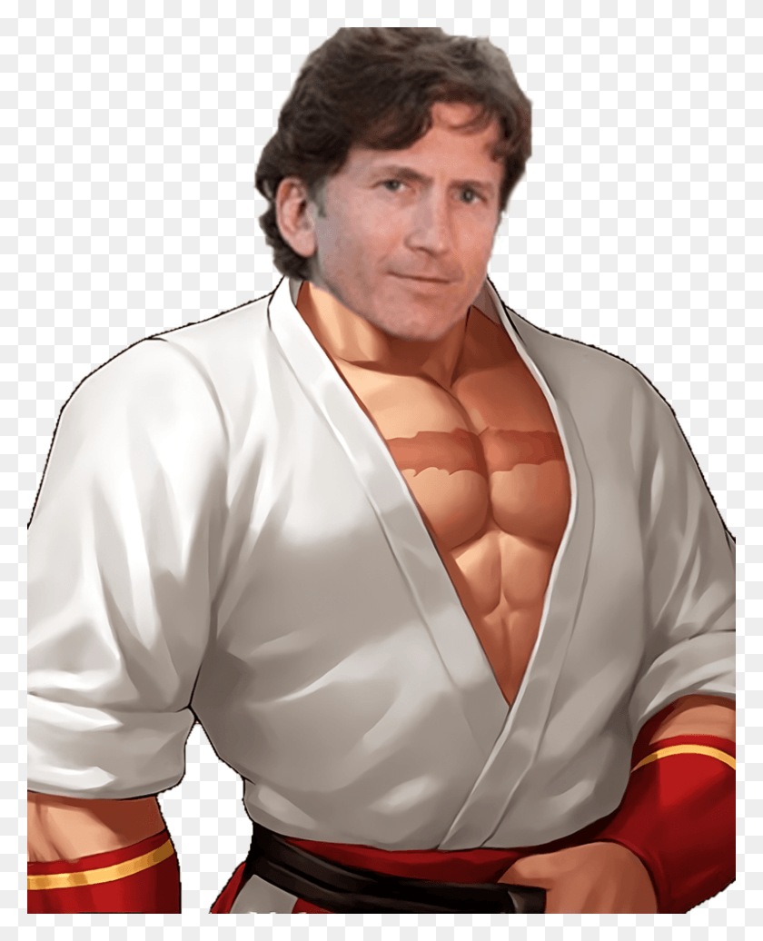 799x1000 Todd Howard King Of Fighters 98 Geese, Ropa, Vestimenta, Bata Hd Png