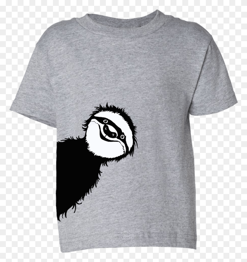 912x972 Toddler Tee With Brady The Sloth T Shirt, Clothing, Apparel, T-shirt HD PNG Download