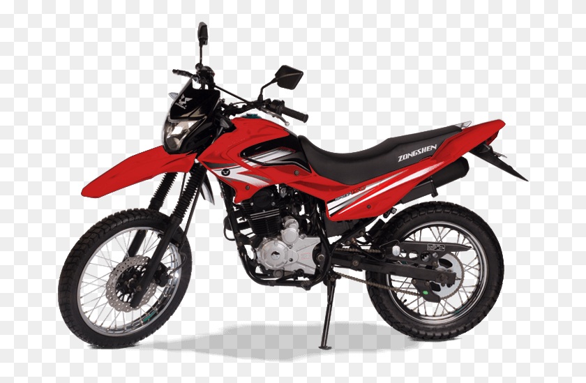 676x489 Todo Terreno Spex Zongshen Principal Rojo Moto Zongshen, Motorcycle, Vehicle, Transportation HD PNG Download