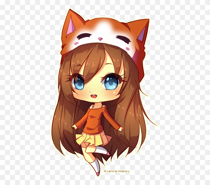437x680 Tods Los Chibis De Hyanna Natsu Son Monisims All The Anime Kawaii Cute Drawings, Doll, Toy, Helmet HD PNG Download