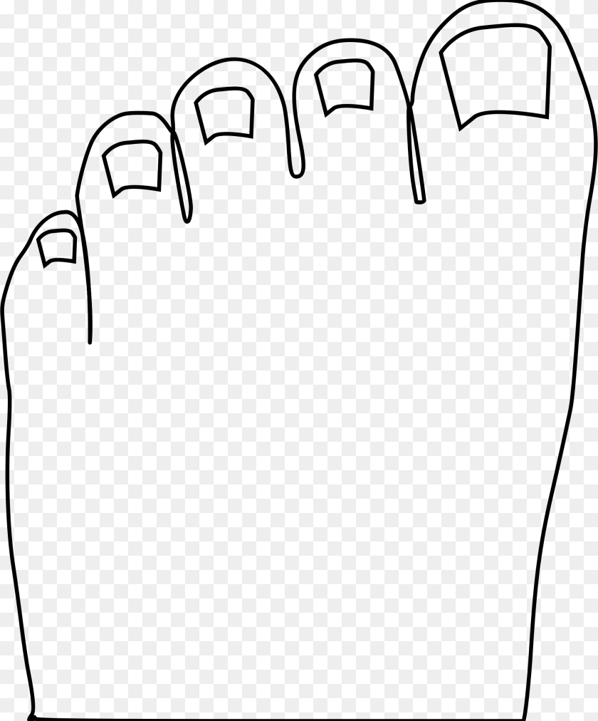 1992x2400 Toes Outline Icons, Gray Transparent PNG