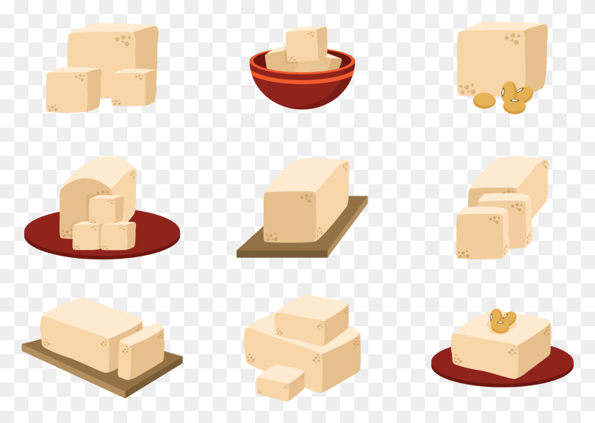 2283x1573 Tofu Icons Vektor Tofu Icon, Clothing, Apparel, Sweets HD PNG Download