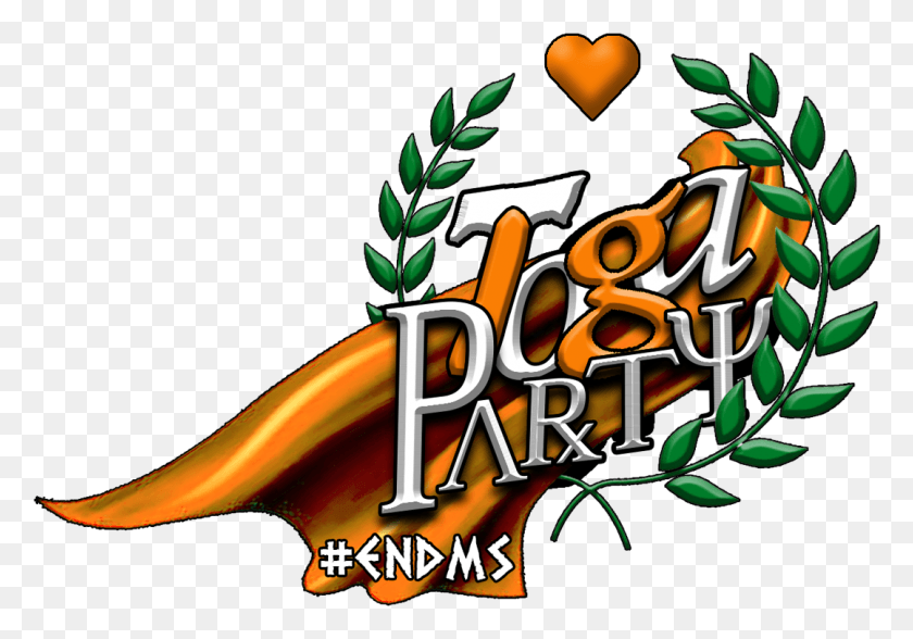 1078x731 Toga Party For Ms Monogram Wreath Svg Free, Text, Meal, Food HD PNG Download