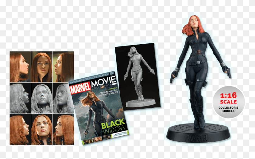1036x617 Together They Build Into The Ultimate Collection Of Black Widow Figuras Marvel Movie, Person, Human, Figurine HD PNG Download
