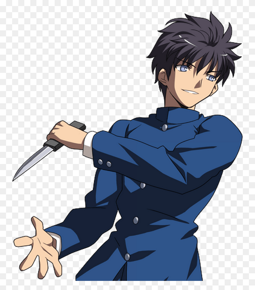 769x895 Tohno Shiki Shiki Fight Of Characters, Person, Human, Blade HD PNG Download