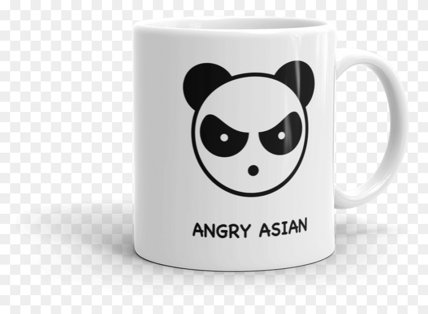 871x623 Toho Angry Asian Mug Coffee Cup, Cup, Espresso, Beverage HD PNG Download