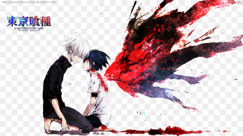 Tokyo Ghoul Kaneki E Touka, Book, Comics, Publication, Adult Sticker PNG