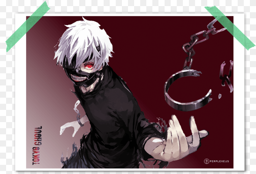 1068x725 Tokyo Ghoul Kaneki Water Colour Style Digital Art Poster Shingeki No Kyojin Vs Tokyo Ghoul, Book, Comics, Publication, Adult Clipart PNG