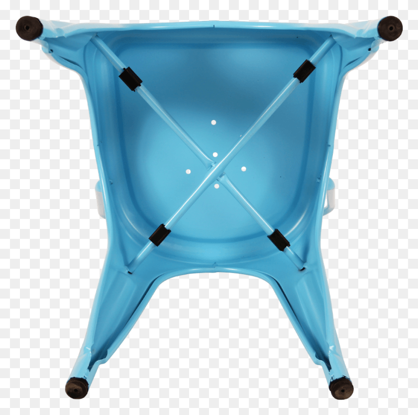 913x906 Tolix Chair Blue Matte05 Folding Chair, Blow Dryer, Dryer, Appliance HD PNG Download