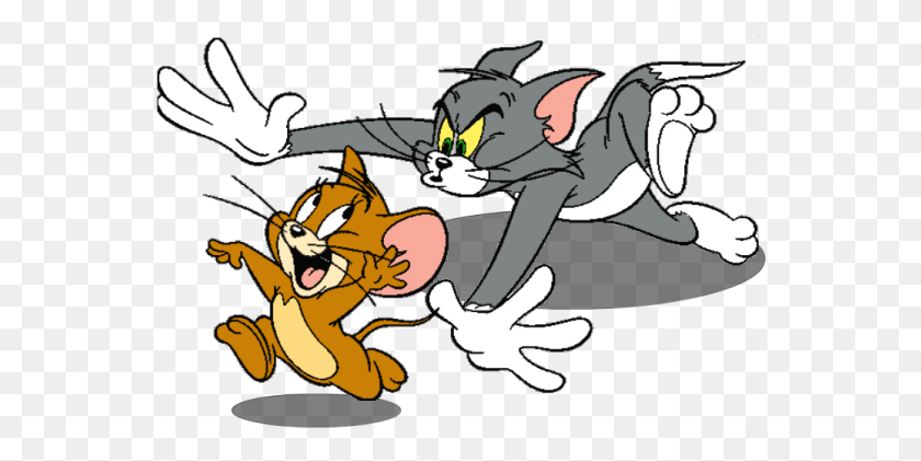 558x361 Tom And Jerry Clipart Catching Tom And Jerry, Mammal, Animal, Wildlife HD PNG Download