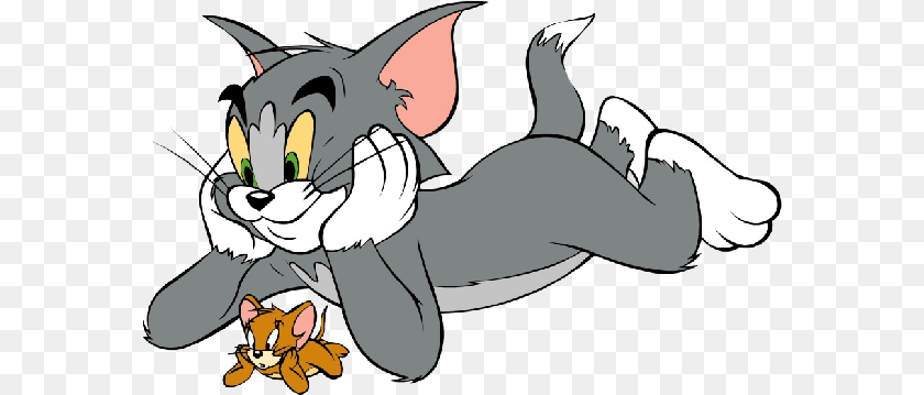 582x359 Tom And Jerry Picture Tom Va Jerry, Cartoon, Baby, Person, Book Sticker PNG