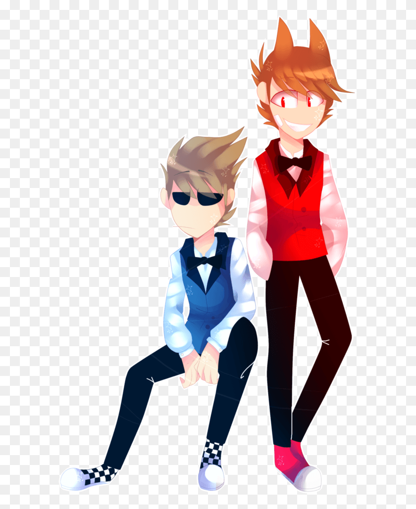 605x969 Tom And Tord Huirou Eddsworld Tom, Person, People, Clothing HD PNG Download