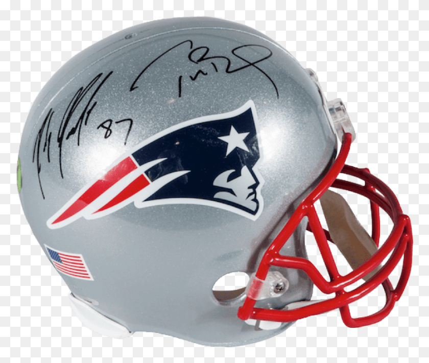 861x719 Tom Brady New England Patriots Nfl Authentic Autographed New England Patriots, Clothing, Apparel, Helmet HD PNG Download