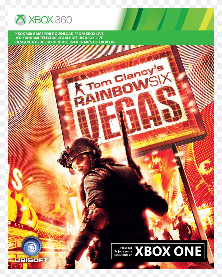 943x1197 Tom Clancy39S Rainbow Six New Vegas, Человек, Человек, Плакат Hd Png Скачать