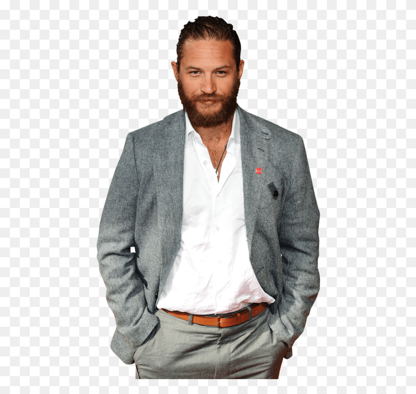 454x736 Tom Hardy On Beards Beer Batman And Brando Vulture Tom Hardy Suit Style, Clothing, Apparel, Person HD PNG Download
