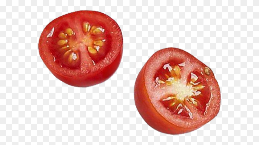 597x409 Tomato Plum Tomato, Plant, Vegetable HD PNG Download