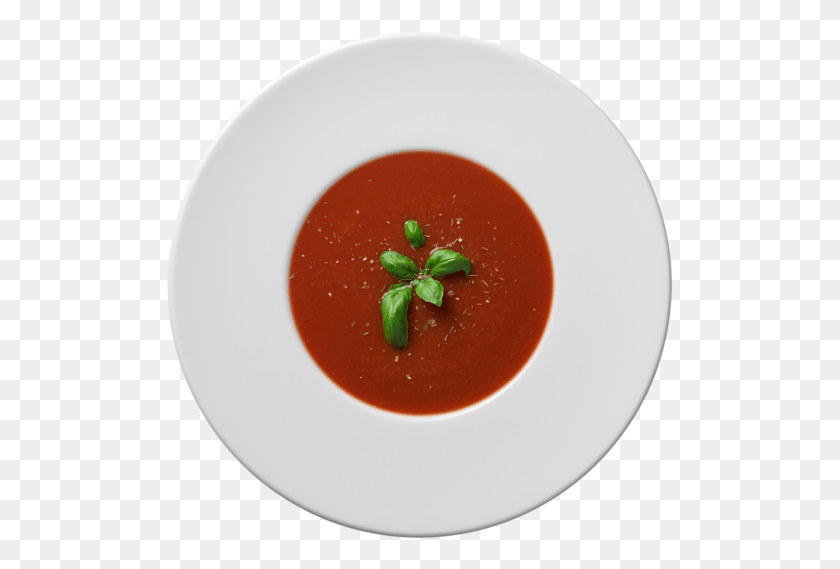 507x509 Tomato Soup Gazpacho, Bowl, Dish, Meal HD PNG Download
