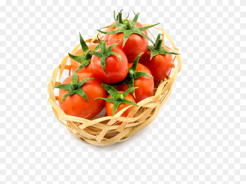 561x570 Tomatoes In Basket Cherry Tomatoes, Plant, Birthday Cake, Cake HD PNG Download