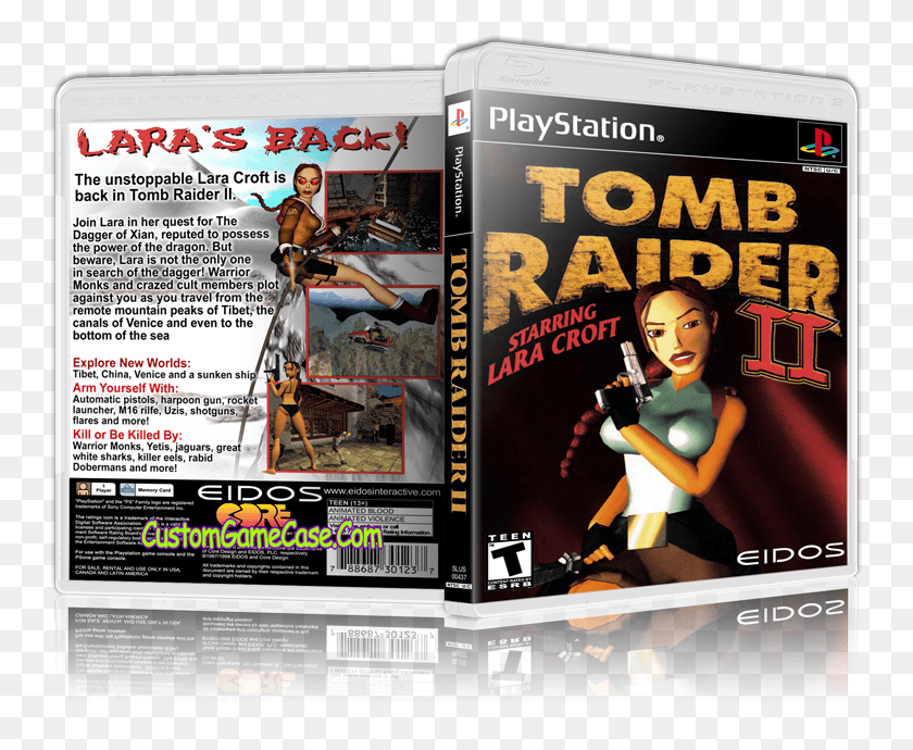 749x630 Tomb Raider 2 Starring Lara Croft Free Pc Tomb Raider 2 Pc Cover, Person, Human, Text HD PNG Download
