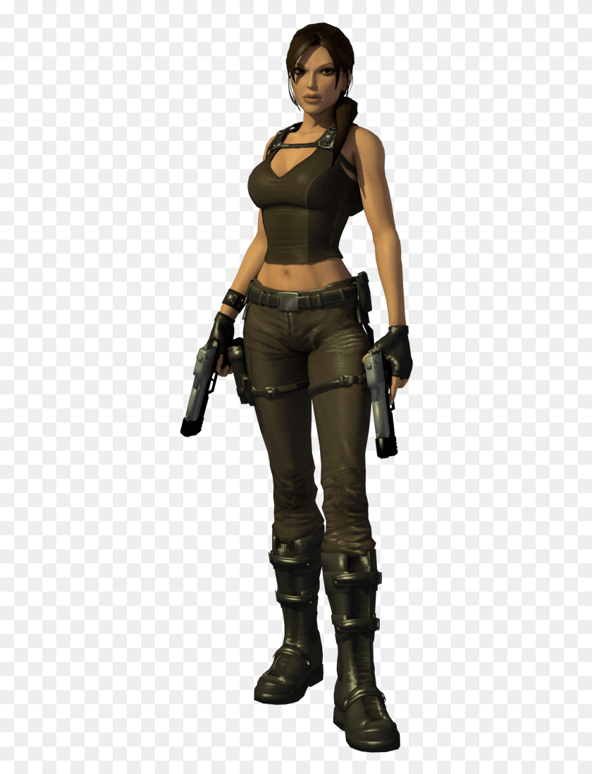332x1039 Tomb Raider Lara Croft Render, Clothing, Apparel, Person HD PNG Download