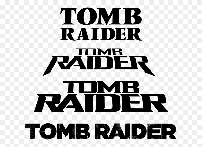 631x552 Tomb Raider Logos Original Tomb Raider Logo, Gray, World Of Warcraft HD PNG Download