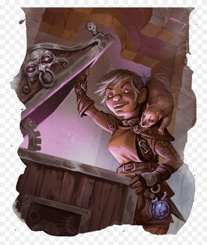 834x1000 Tome Of Foes Gnome Dampd, Person, Human HD PNG Download