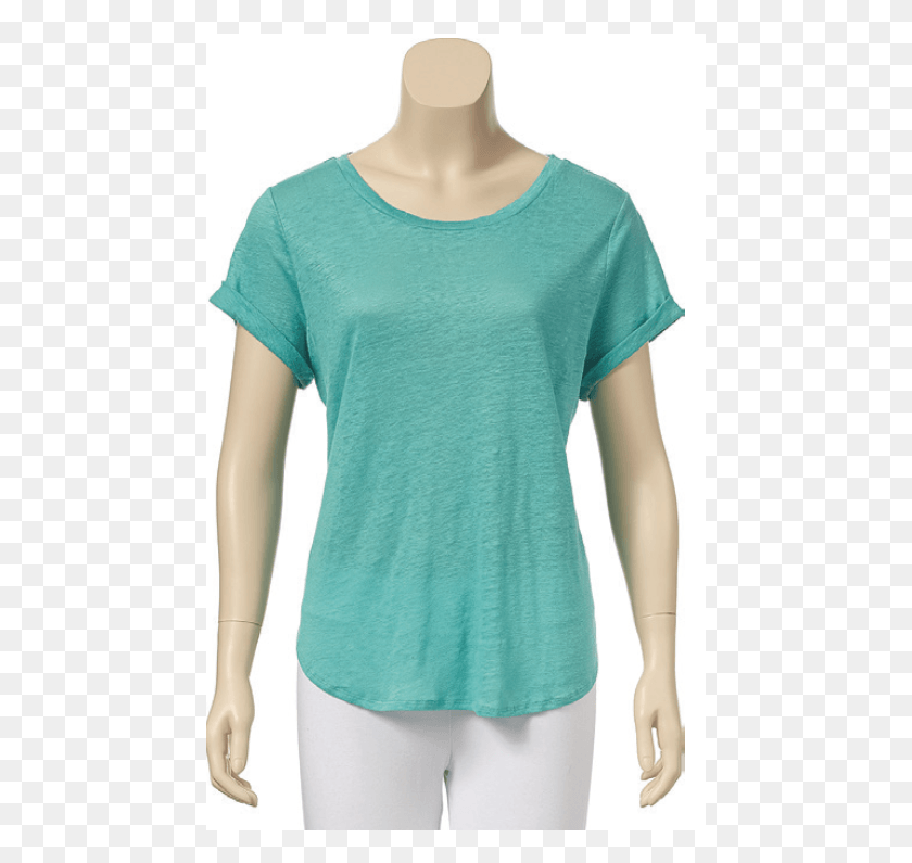 461x735 Tommy Bahama Linnea Jersey Linen Short Sleeve Tee Blouse, Clothing, Apparel, T-shirt HD PNG Download