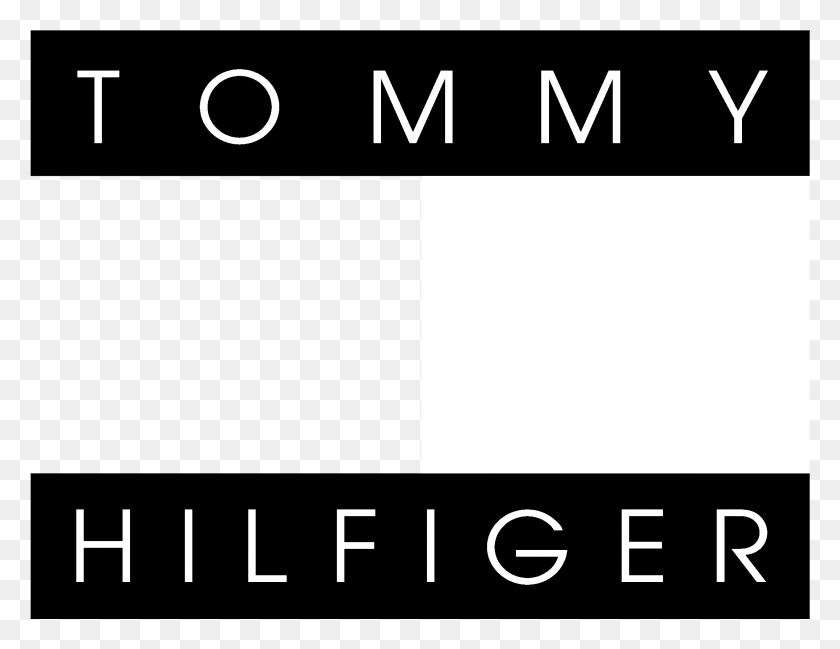 2191x1655 Tommy Hilfiger Logo Black And White Tommy Hilfiger, Text, Alphabet, Number HD PNG Download
