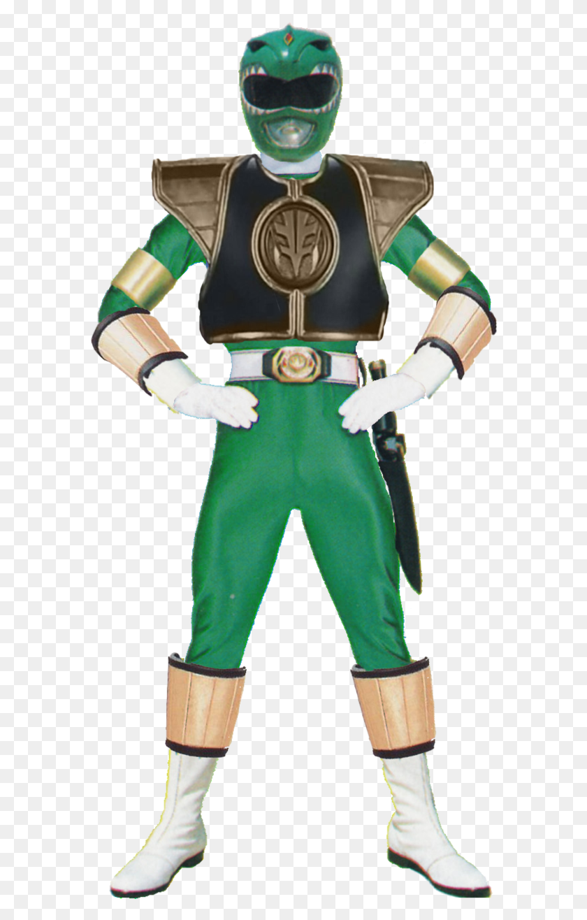 584x1256 Tommy Oliver Power Rangers Billy Cranston Costume Power Rangers Mighty Morphin Green, Person, Human, Elf HD PNG Download