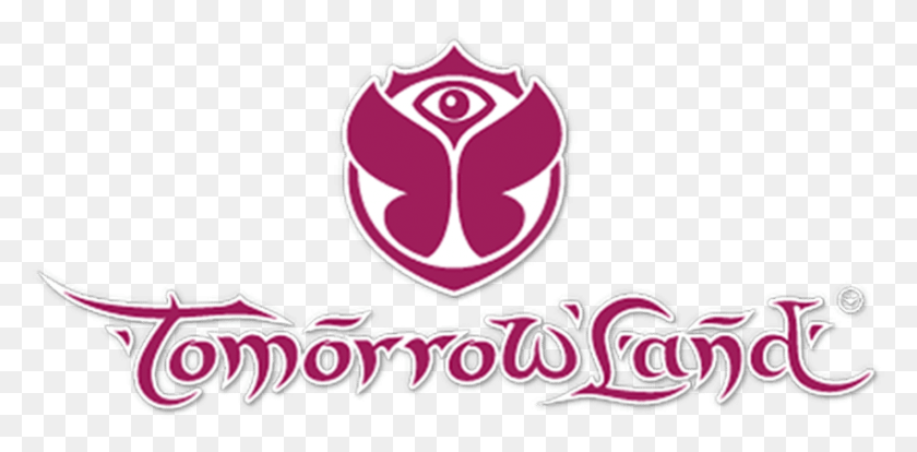 850x386 Tomorrowland Music Festival Logo, Label, Text, Sticker HD PNG Download