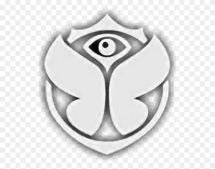 544x604 Descargar Png Tomorrowland Ughfreetoedit Emblem, Stencil, Símbolo Hd Png