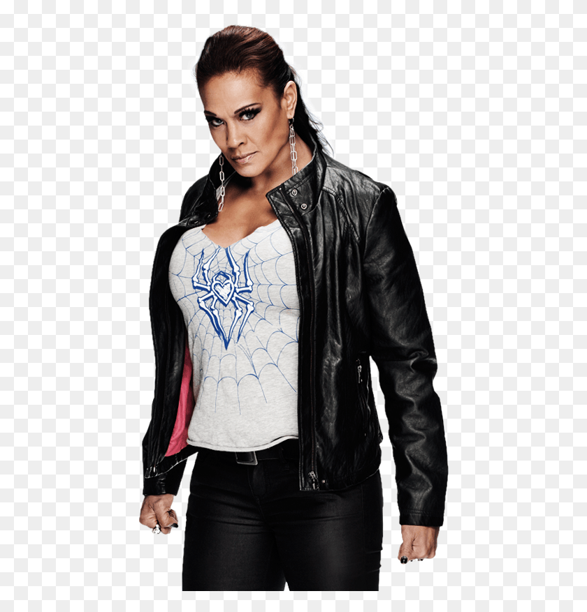 445x817 Tonight On Wwe Main Event As Announced By Vickie Guerrero Wwe Tamina Snuka, Clothing, Apparel, Jacket HD PNG Download