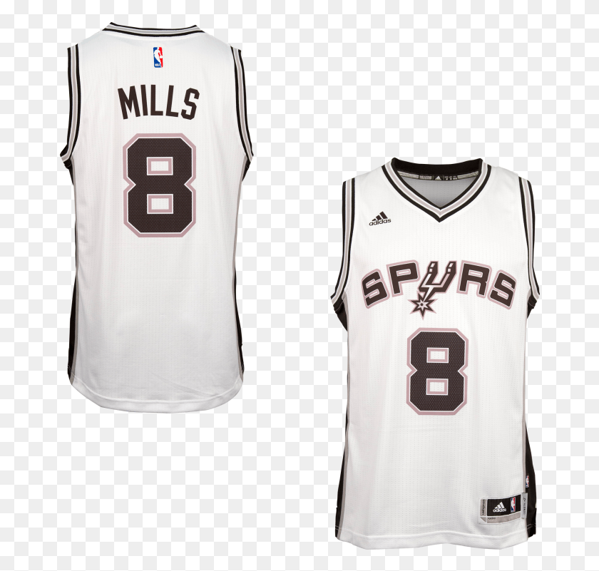674x741 Tony Parker Jersey White, Clothing, Apparel, Shirt HD PNG Download