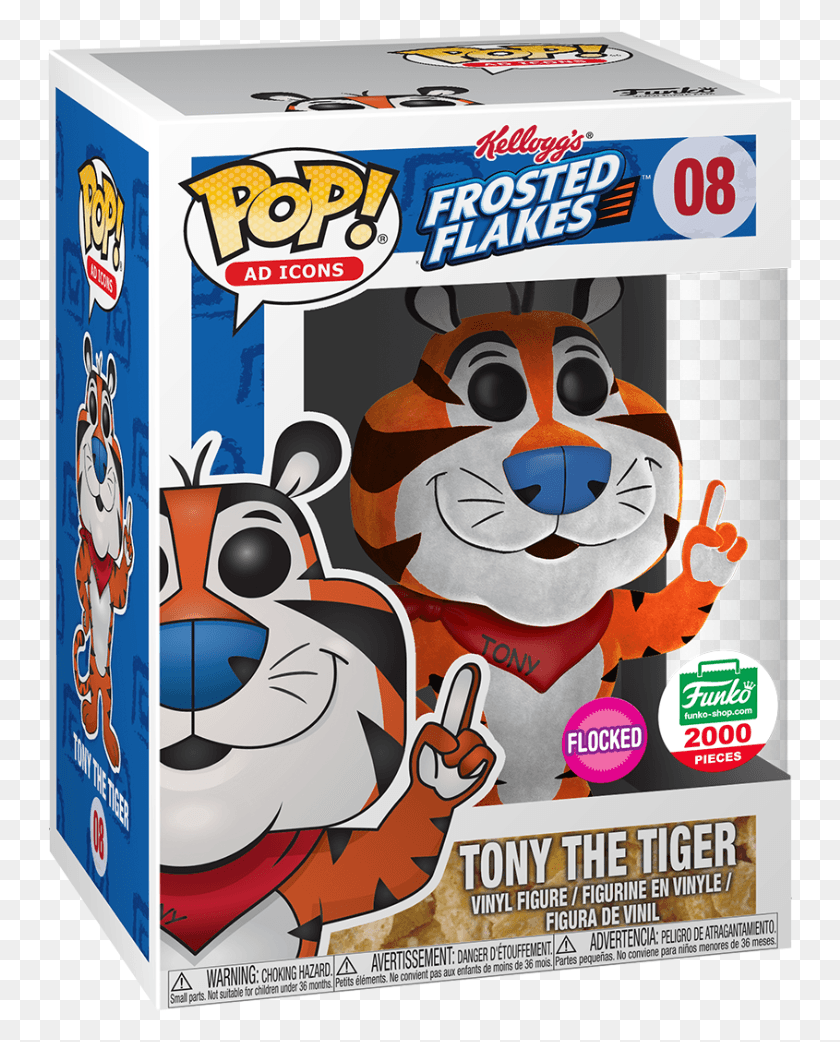 747x982 Tony The Tiger Flocked 12 Days Of Christmas Flocked Tony The Tiger Pop, Label, Text, Advertisement HD PNG Download