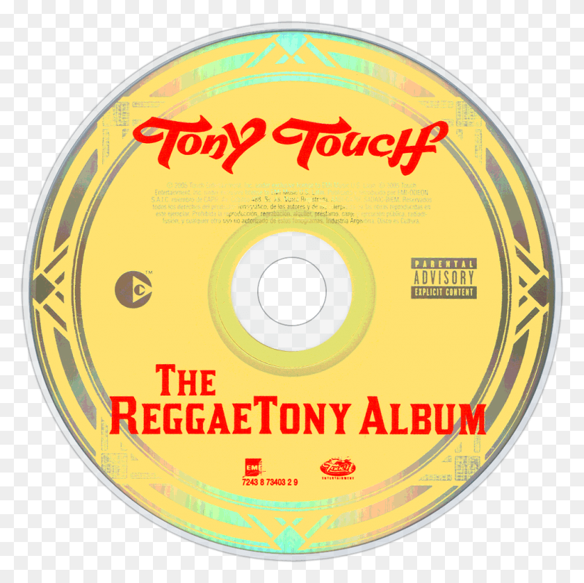 1000x1000 Tony Touch The Reggaetony Album Cd Disc Image Album Cover, Disk, Dvd HD PNG Download